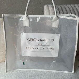 Aroma360 Paris Collection Clear White Tote